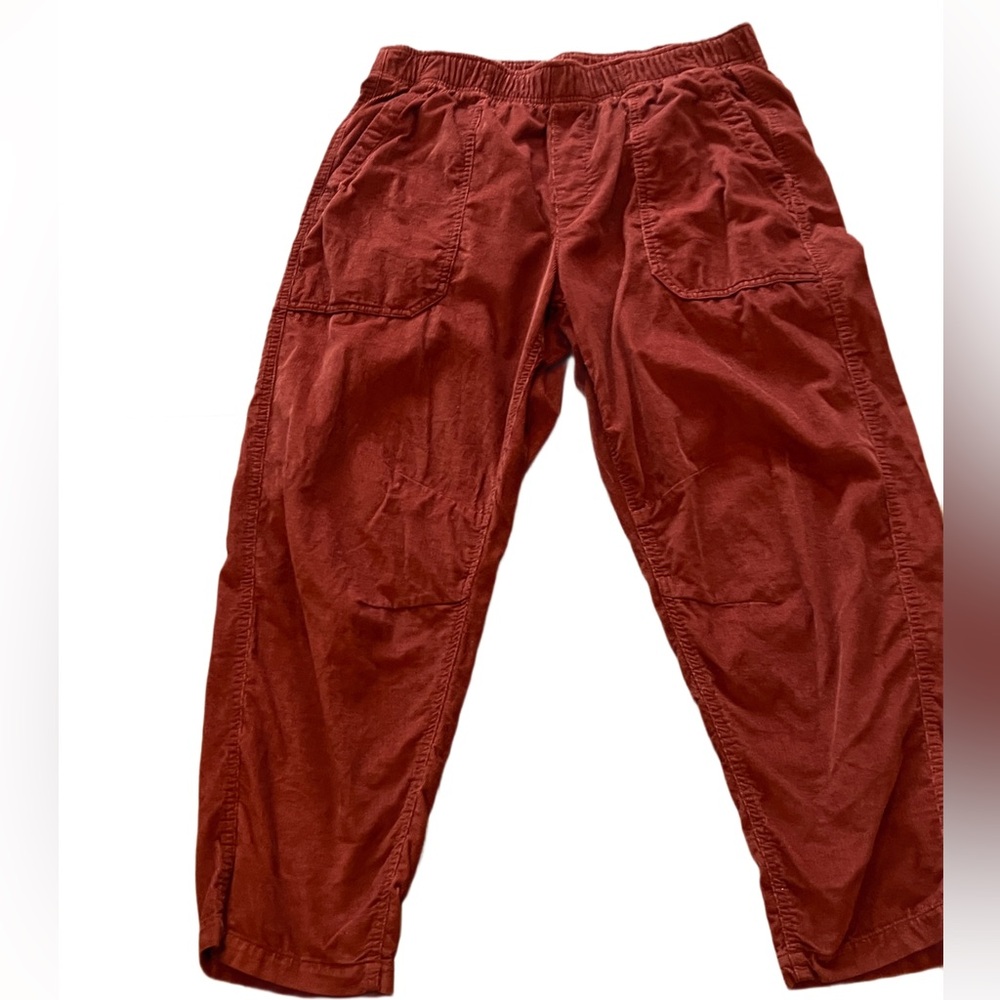 Old Navy Red Rust Wide Corduroy Pants